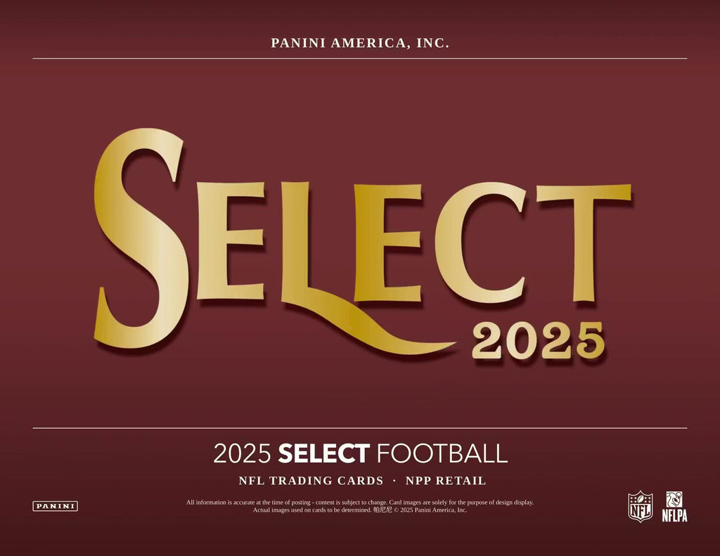 2025 Panini Select Football Blaster Trading Cards Red Blue Prizm LV