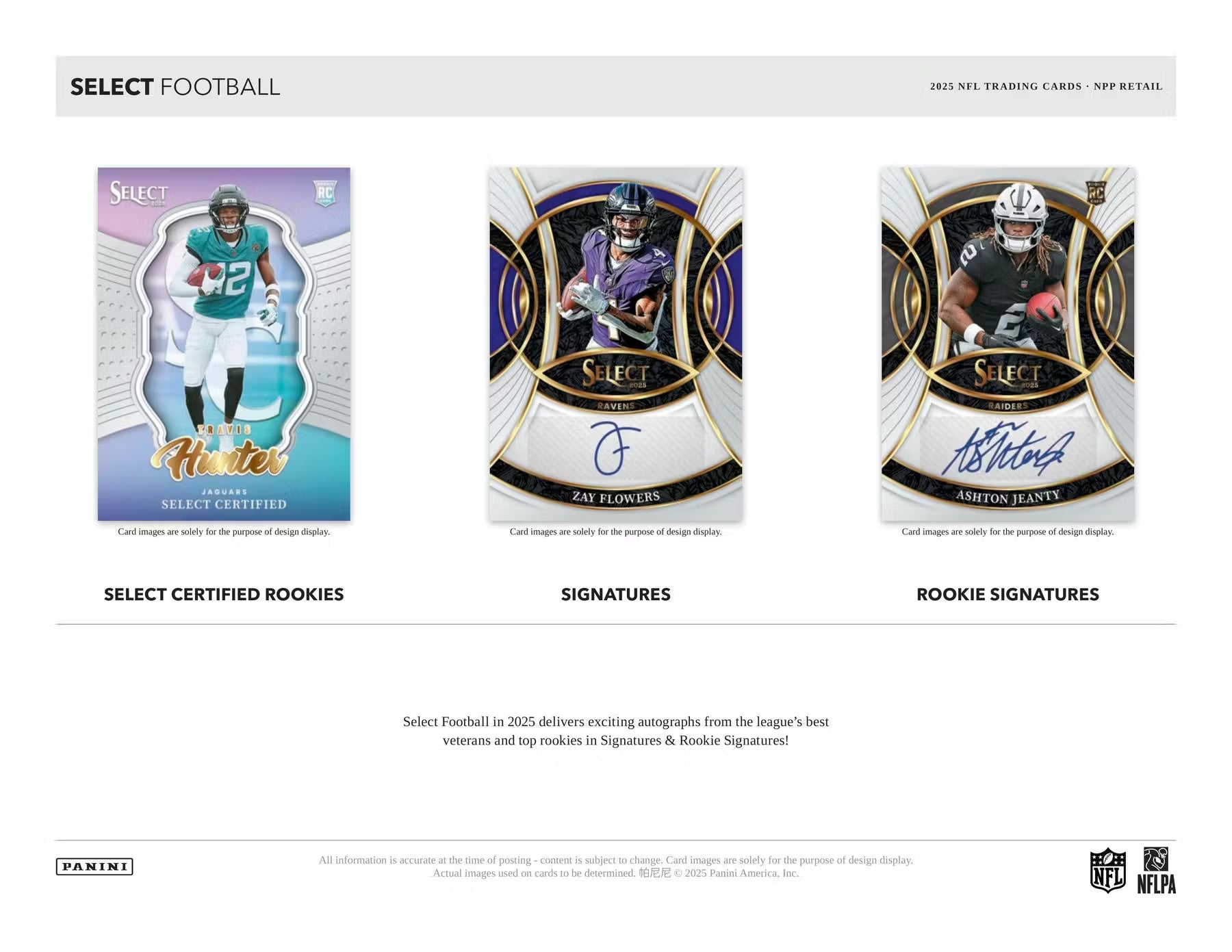 2025 Panini Select Football Blaster Trading Cards Red Blue Prizm LV