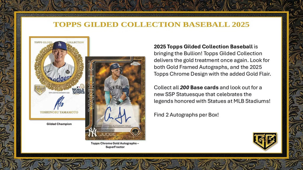 2025 Topps Gilded Collection Baseball Hobby Trading Cards LV