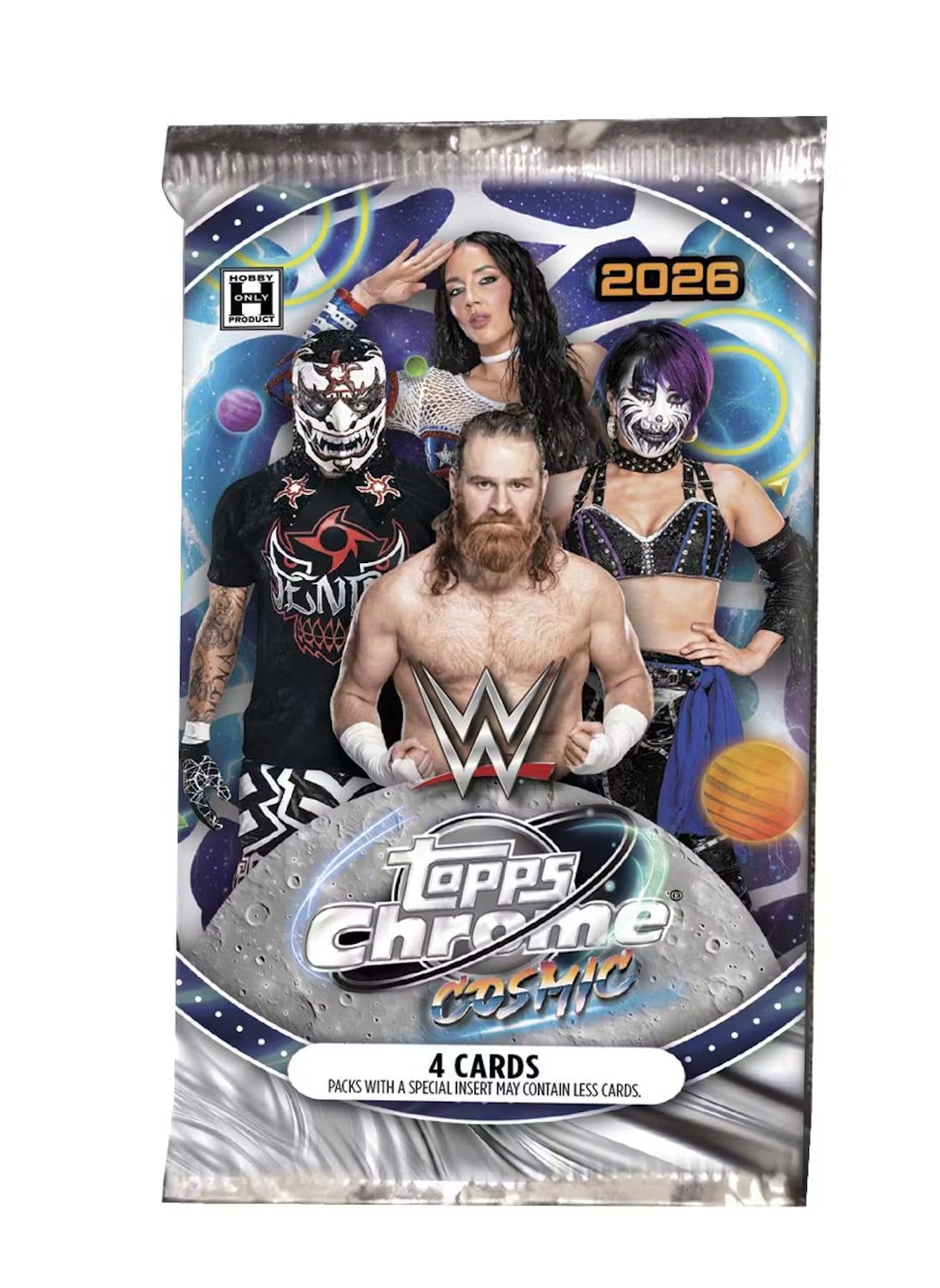 2026 Topps Cosmic Chrome WWE Hobby Trading Cards LV