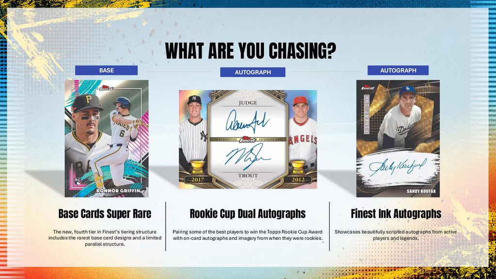 2026 Topps Finest Baseball Mega Trading Cards LV