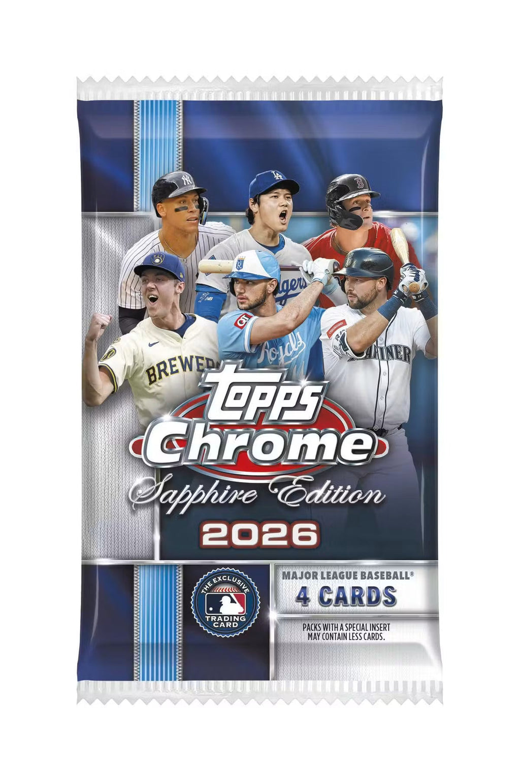 2026 Topps Chrome Baseball Sapphire Edition Trading Cards LV