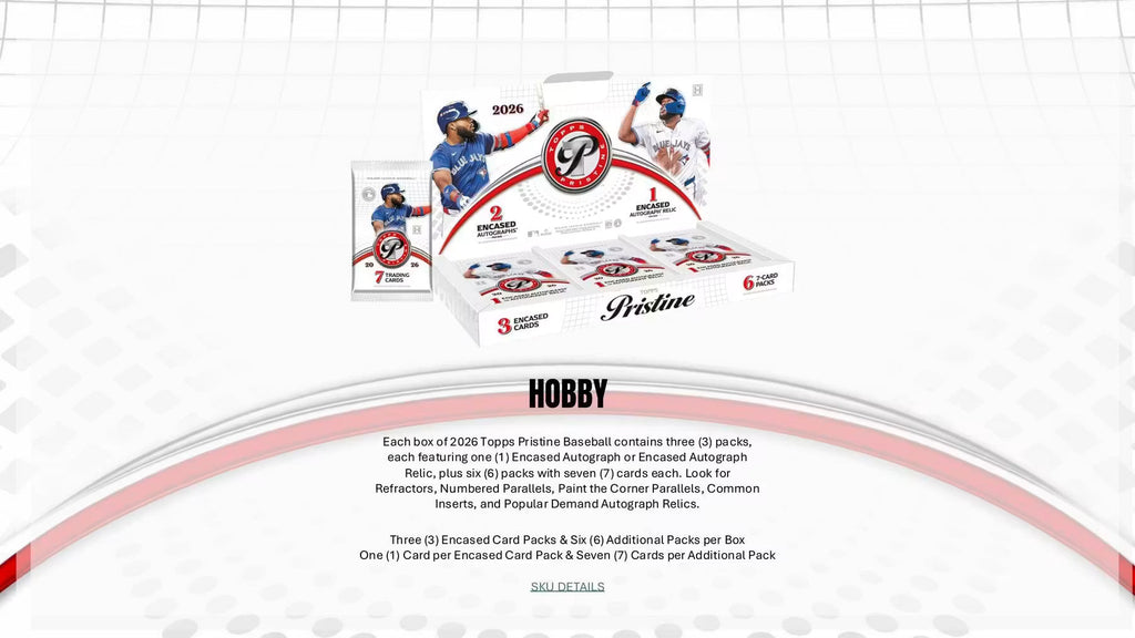 2026 Topps Pristine Baseball Hobby Trading Cards LV