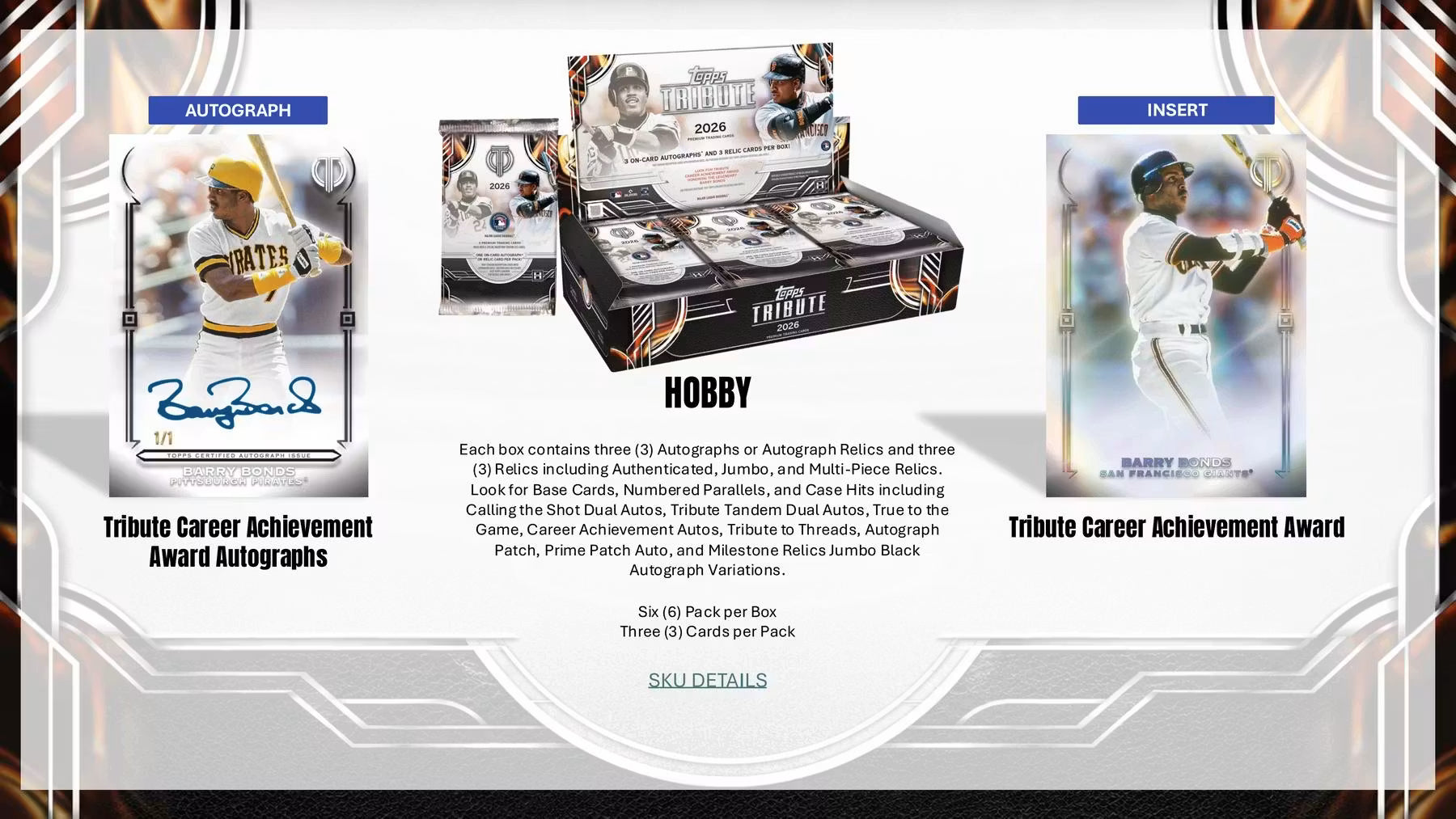 2026 Topps Tribute Baseball Hobby Trading Cards LV
