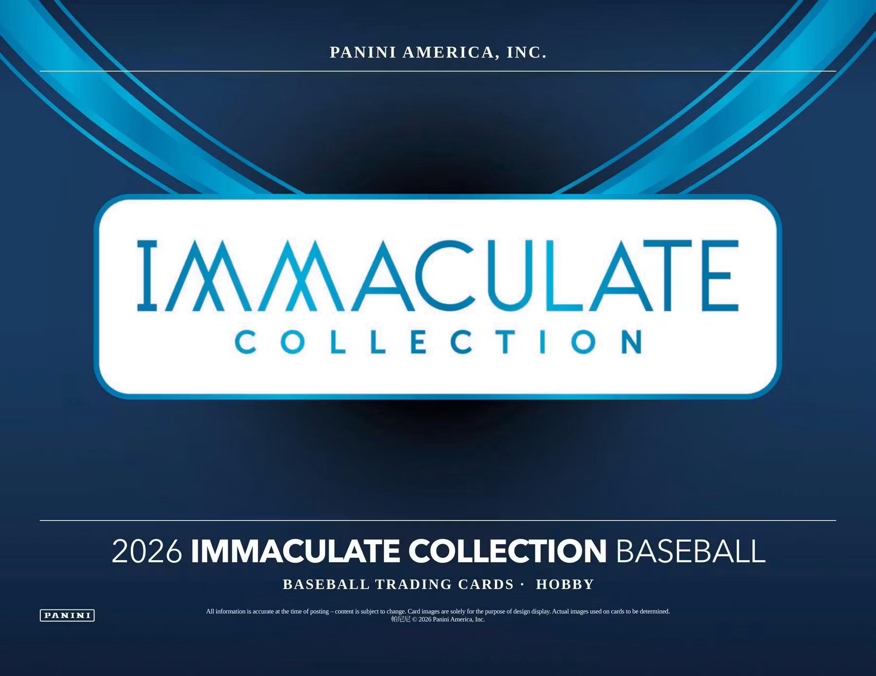 2026 Panini Immaculate Baseball Hobby Trading Cards LV