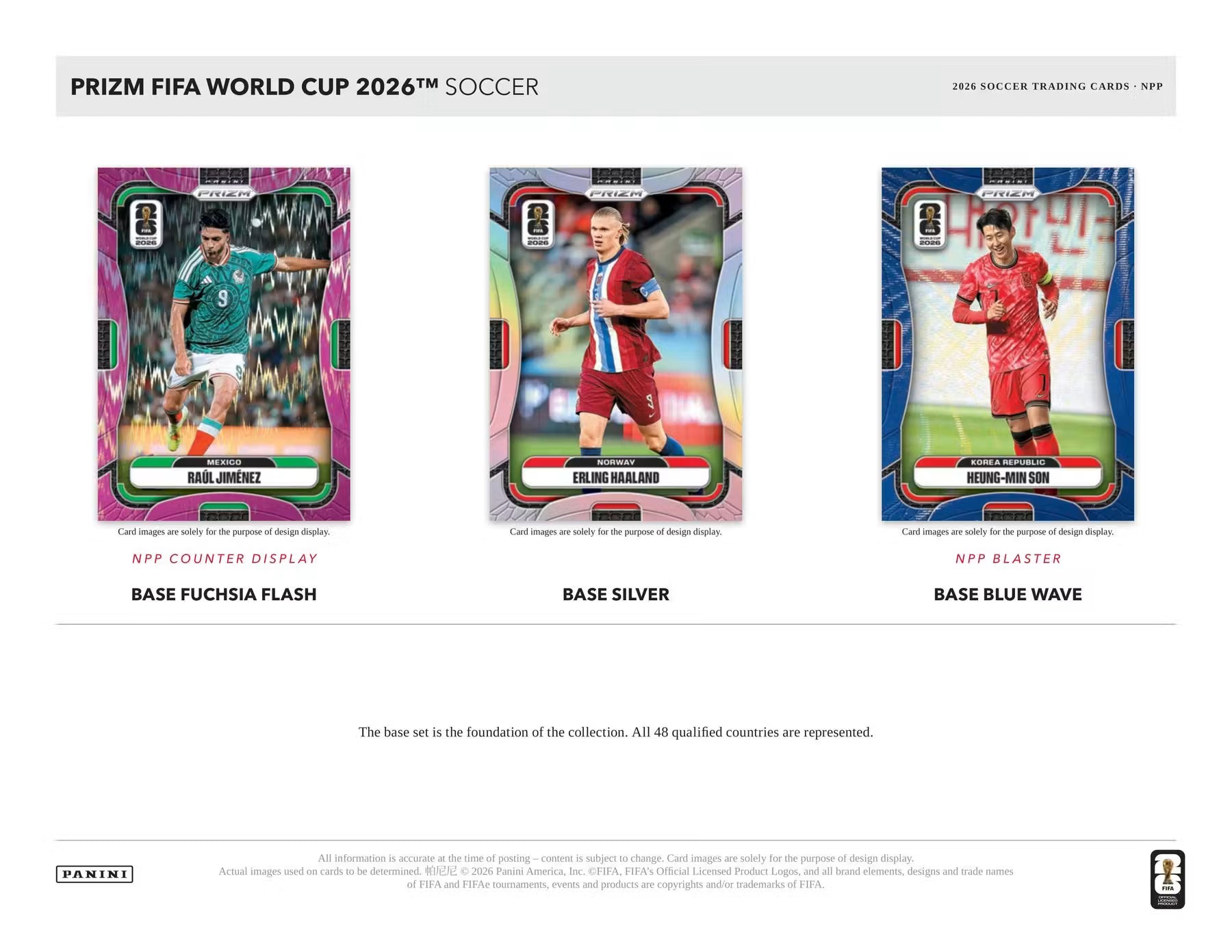2026 Panini Prizm FIFA World Cup Soccer Hobby Blaster Trading Cards LV