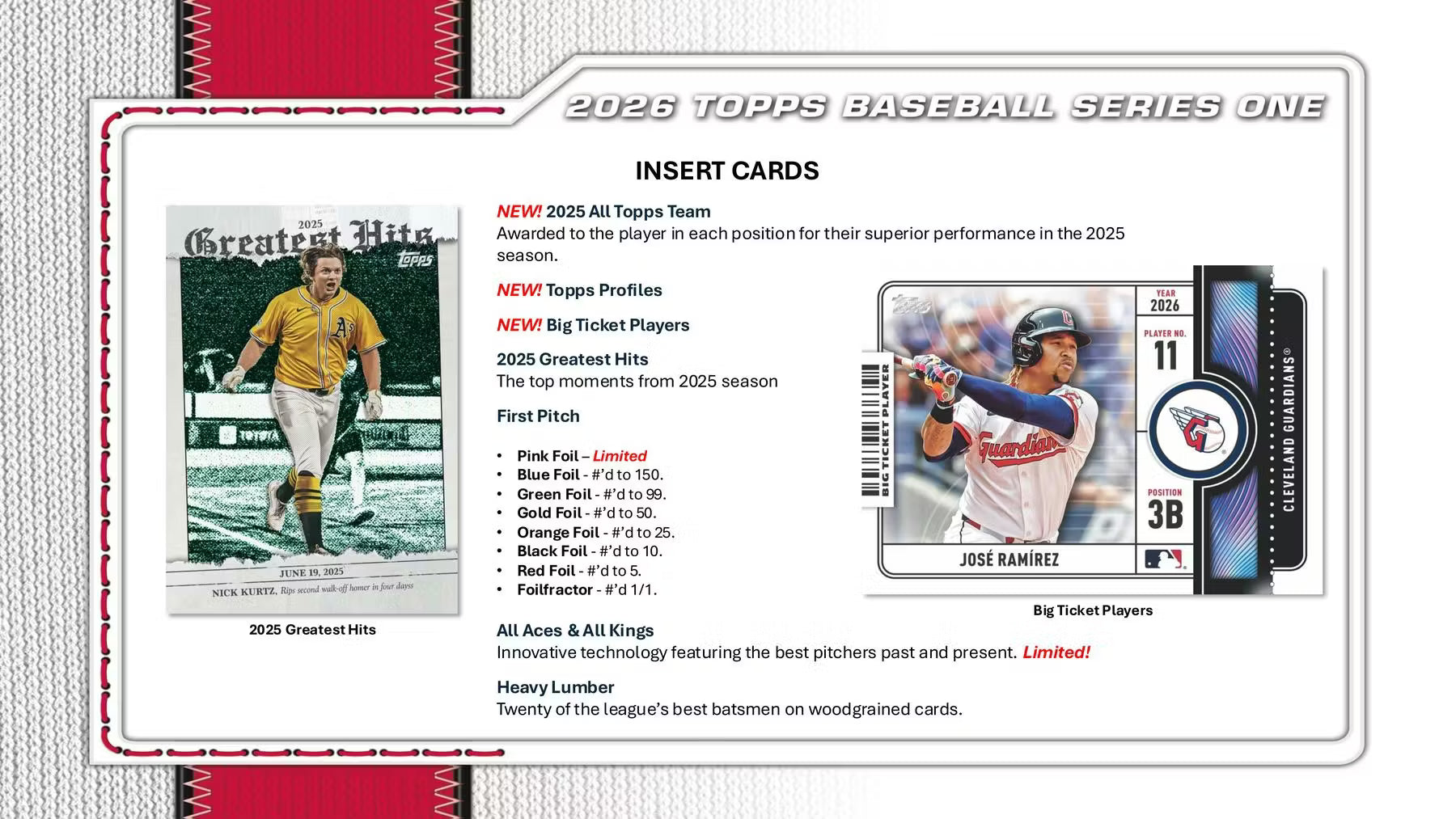 2026 Topps Series 1 Baseball Hobby Trading Cards LV