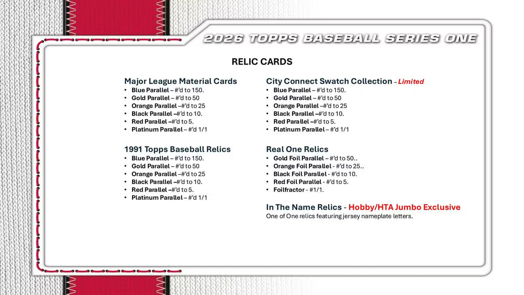 2026 Topps Series 1 Baseball Hobby Trading Cards LV