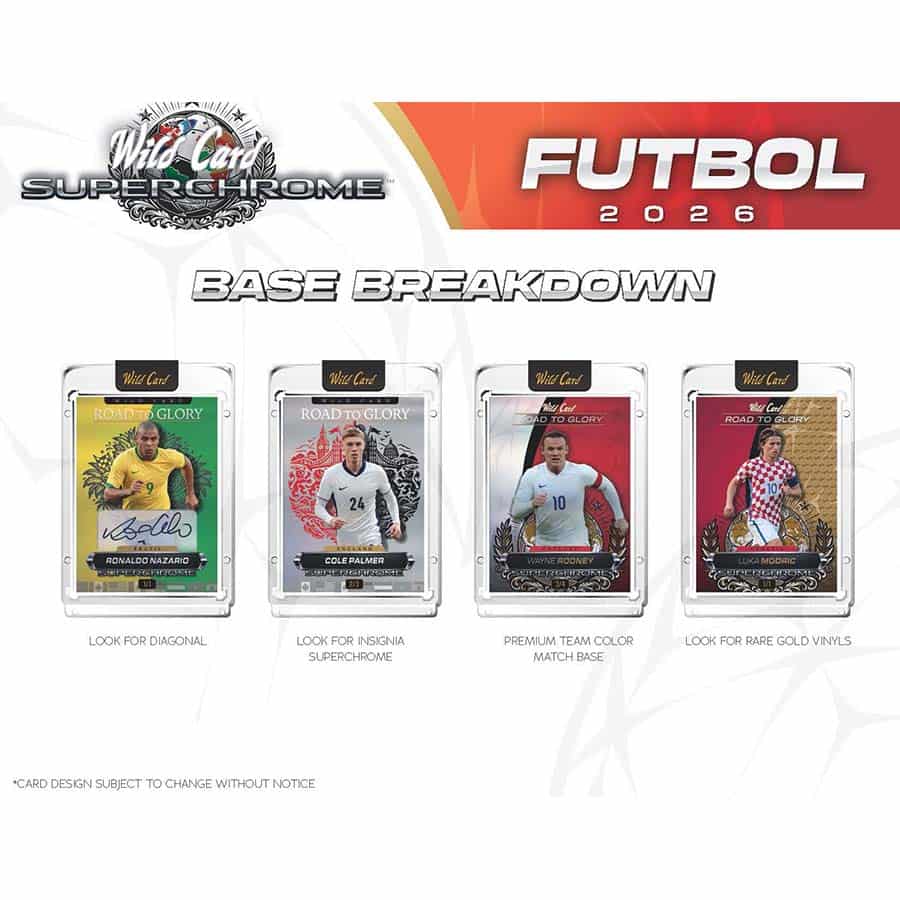 2026 Wild Card SuperChrome Soccer Road to Glory Hobby Trading Cards LV