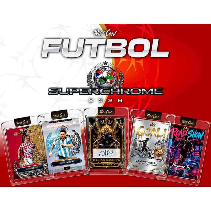 2026 Wild Card SuperChrome Soccer Road to Glory Hobby Trading Cards LV