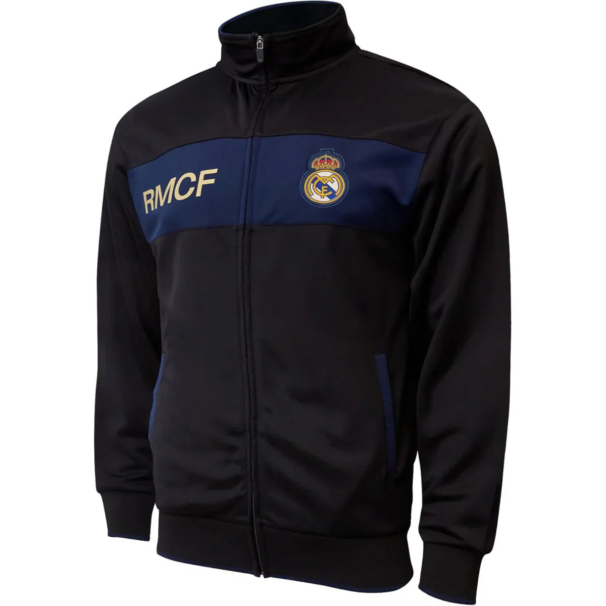 REAL MADRID Ultimate Fan Pack | 5-PC Los Blancos Bundle — Jacket, Jersey, Tee, Scarf + Ball | Hala Madrid! LV