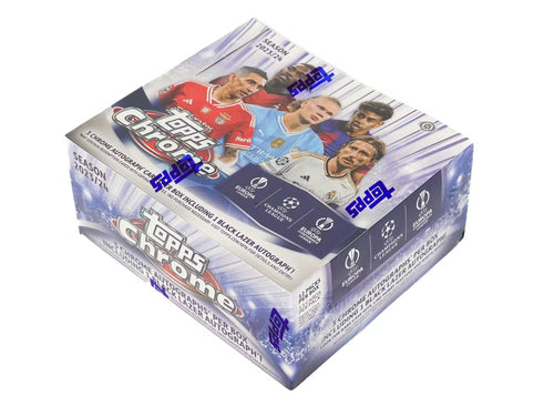 2023-24 Topps Chrome Soccer UEFA Club Competition Jumbo Hobby Trading Cards LV