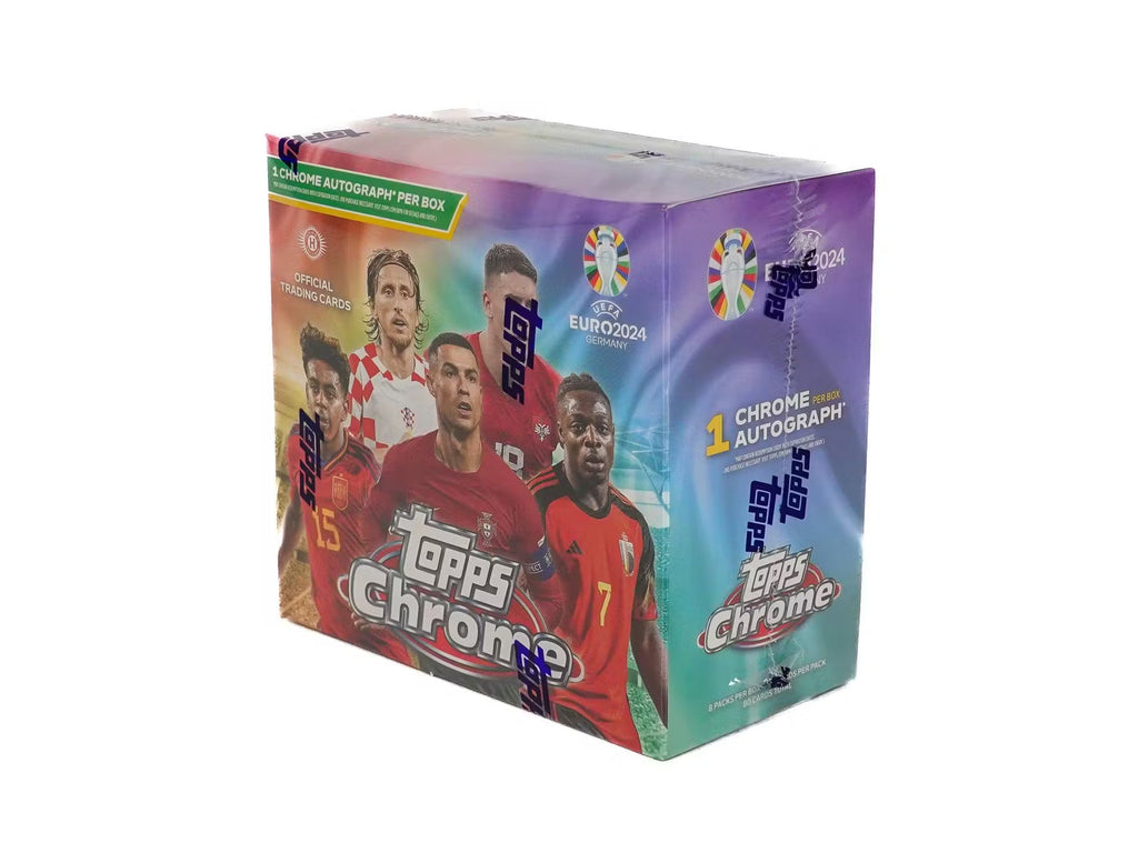 2023-24 Topps Chrome UEFA Euro Soccer Hobby Trading Cards LV
