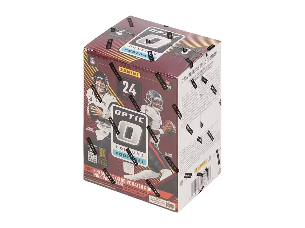 2024 Panini Donruss Optic Football Blaster Trading Cards Pink Parallels LV