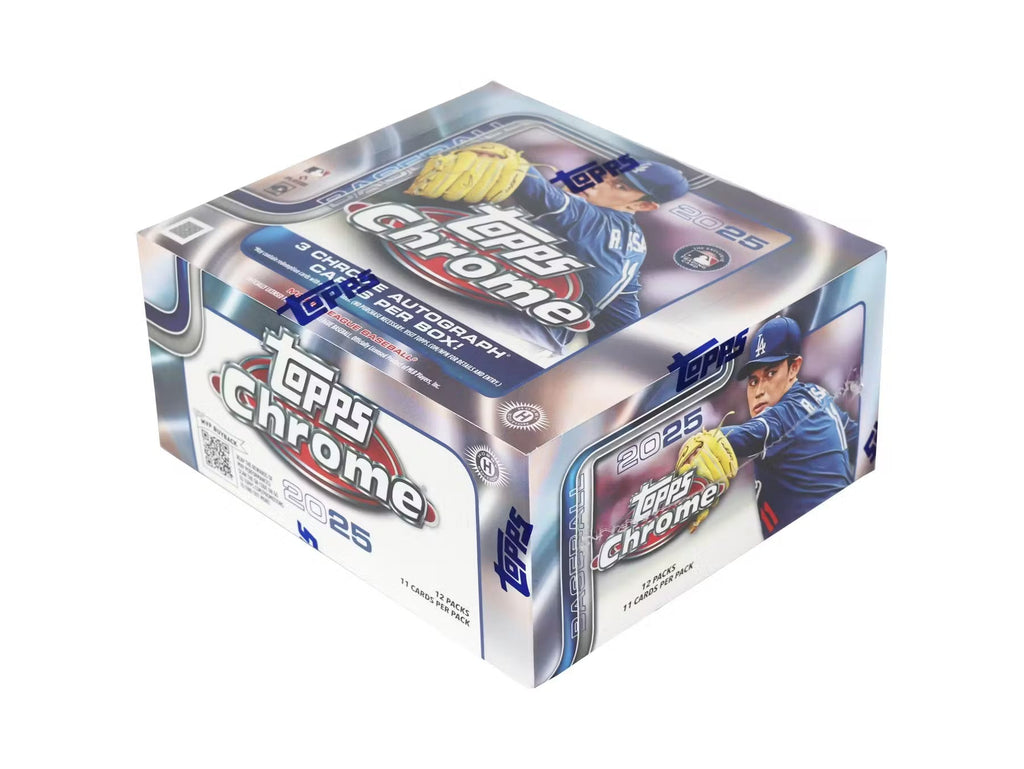 2025 Topps Chrome Baseball Jumbo Hobby Trading Cards LV