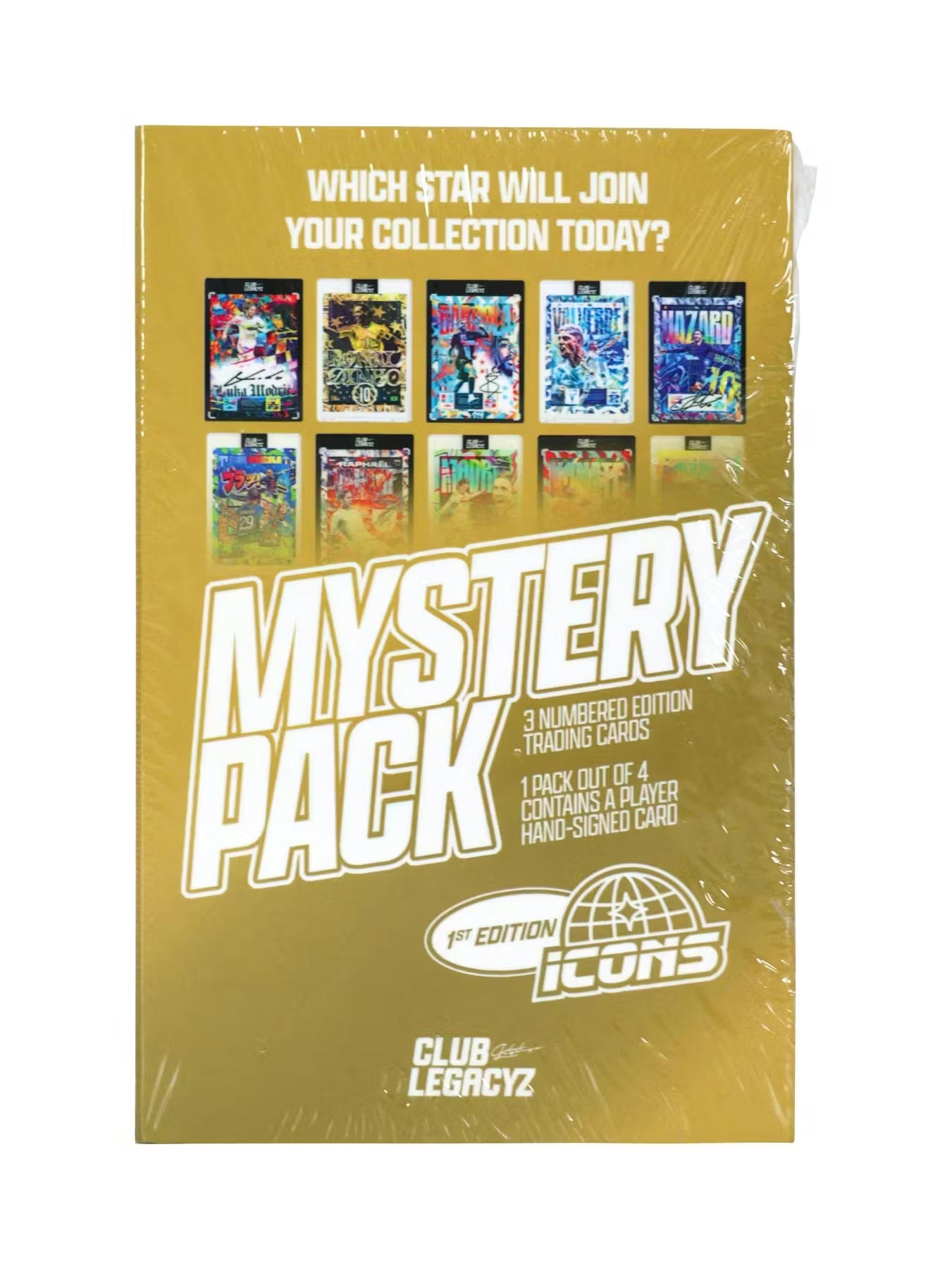 2025 Club Legacyz Icons Soccer First Edition Hobby Trading Cards LV