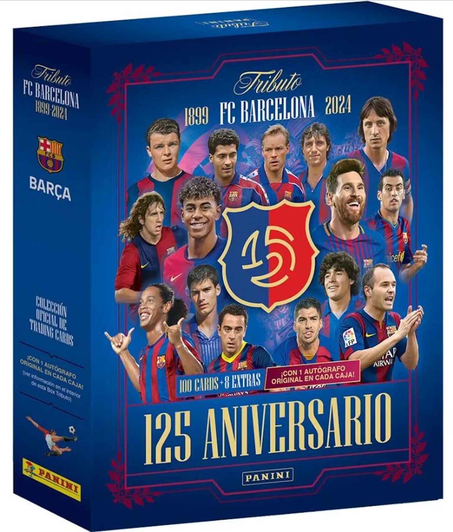 2024-25 Panini FC Barcelona Tribute 125th Anniversary Soccer Hobby Trading Cards LV