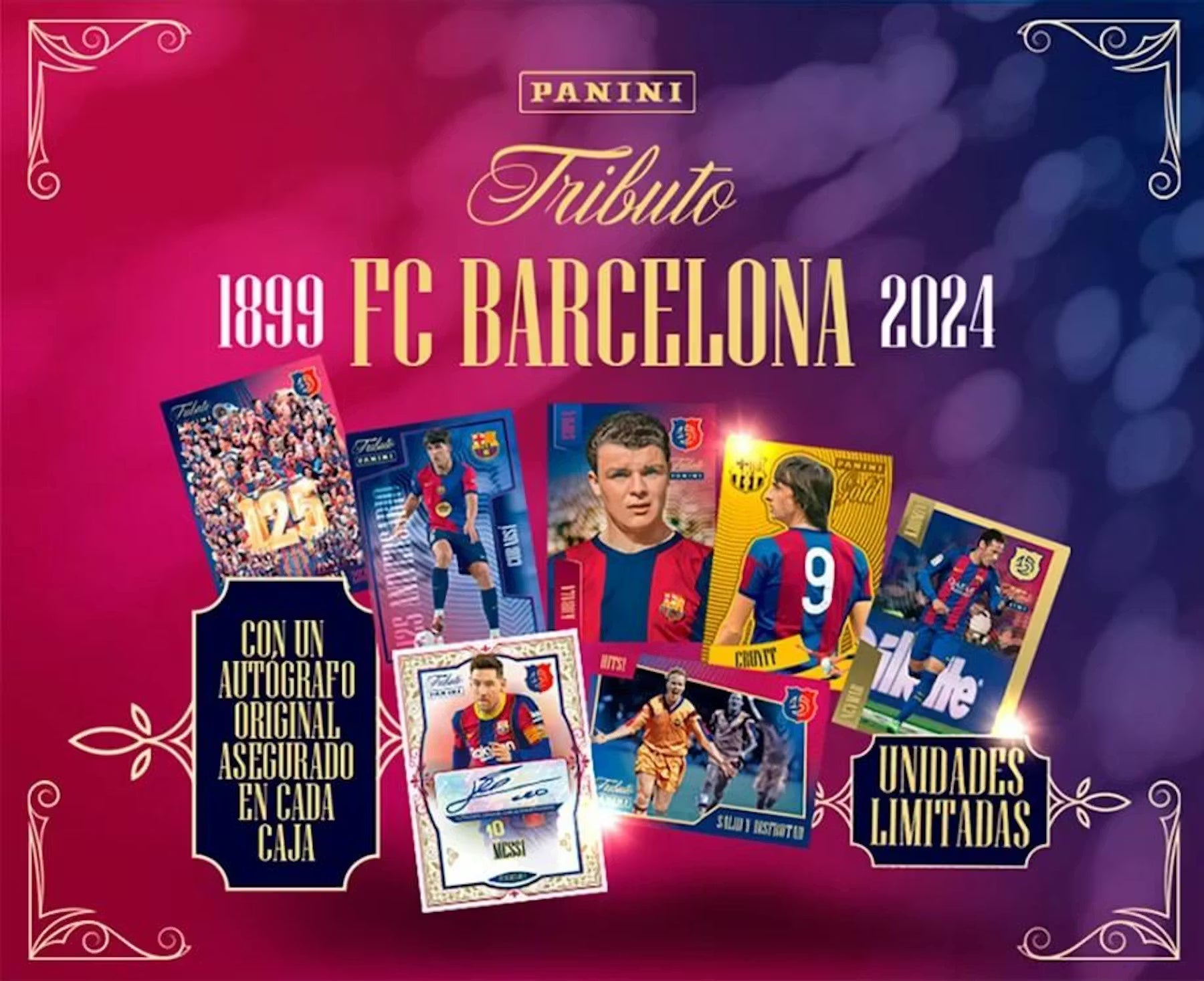2024-25 Panini FC Barcelona Tribute 125th Anniversary Soccer Hobby Trading Cards LV