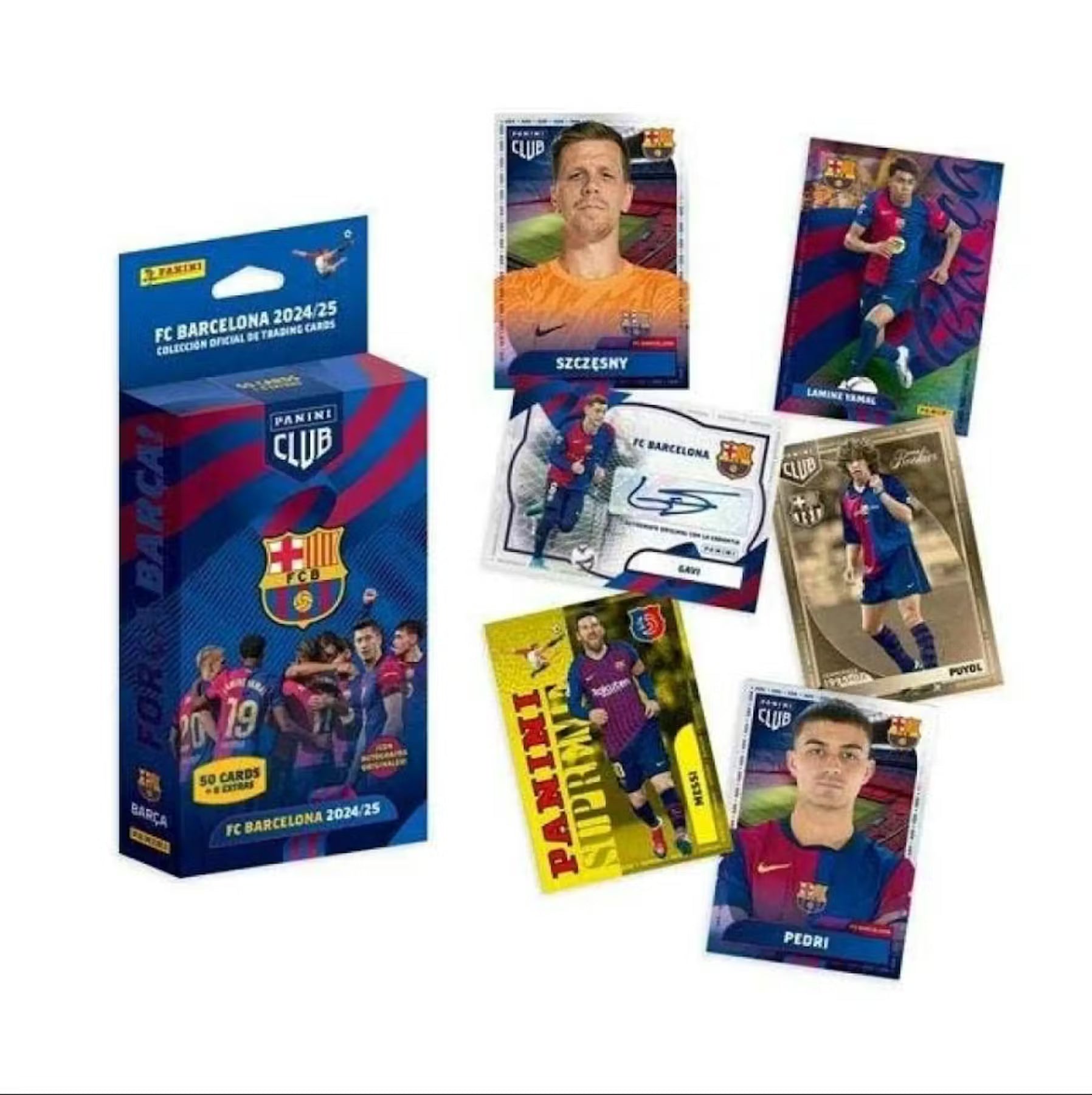 2024-25 Panini FC Barcelona Soccer Hanger Trading Cards LV