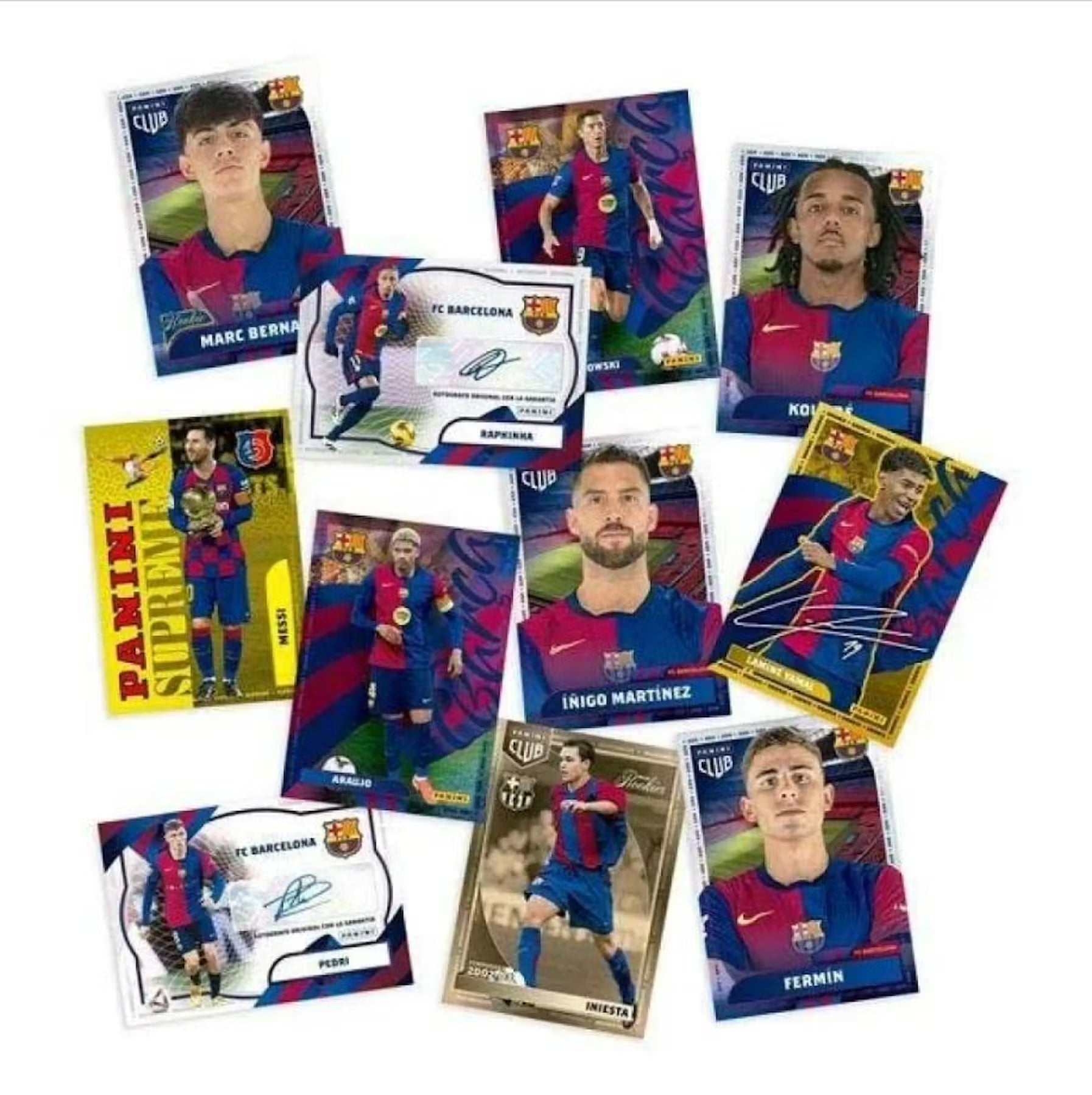 2024-25 Panini FC Barcelona Soccer Hanger Trading Cards LV