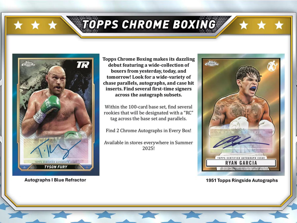 2024 Topps Chrome Boxing Hobby Trading Cards LV