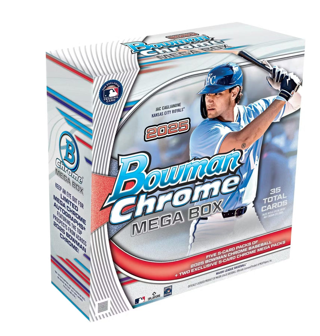 2025 Topps Bowman Chrome Baseball Mega Trading Cards LV