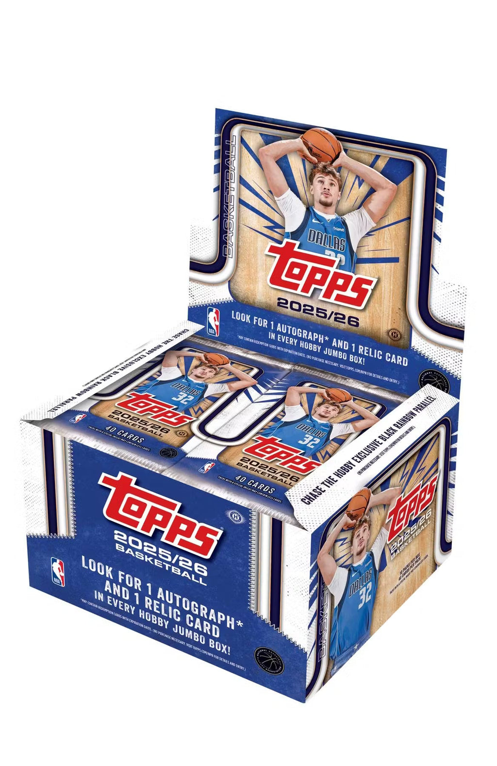 2025-26 Topps Basketball Jumbo Trading Cards LV
