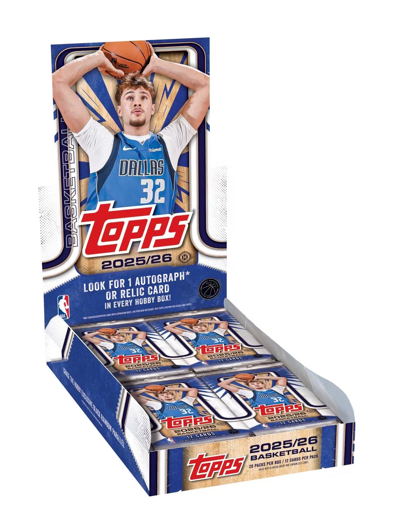 2025-26 Topps Basketball Hobby Trading Cards LV