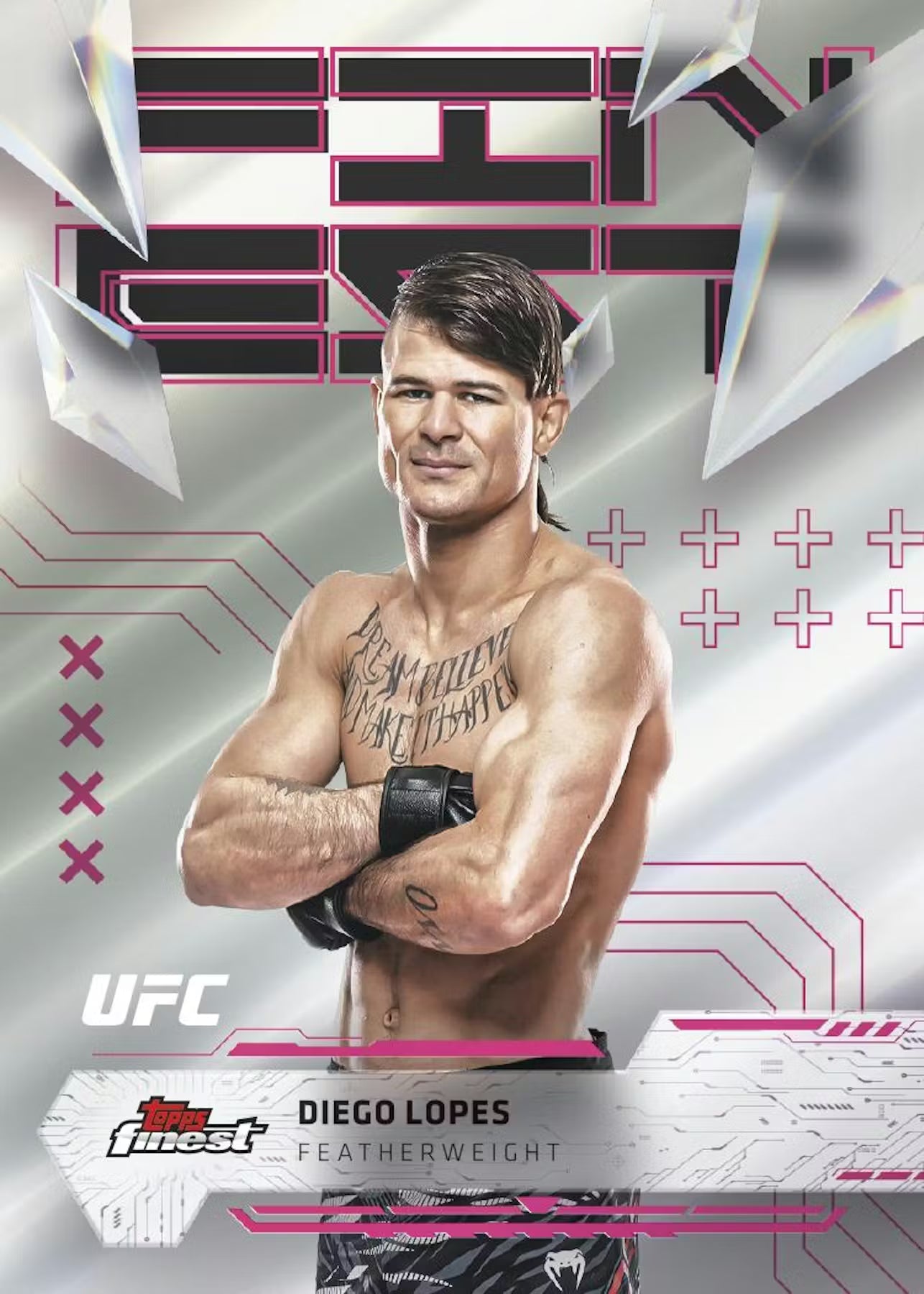 2025 Topps Finest UFC Hobby Trading Cards LV