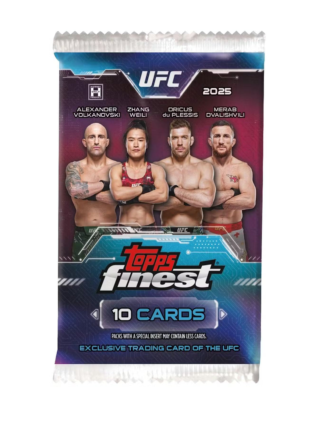 2025 Topps Finest UFC Hobby Trading Cards LV