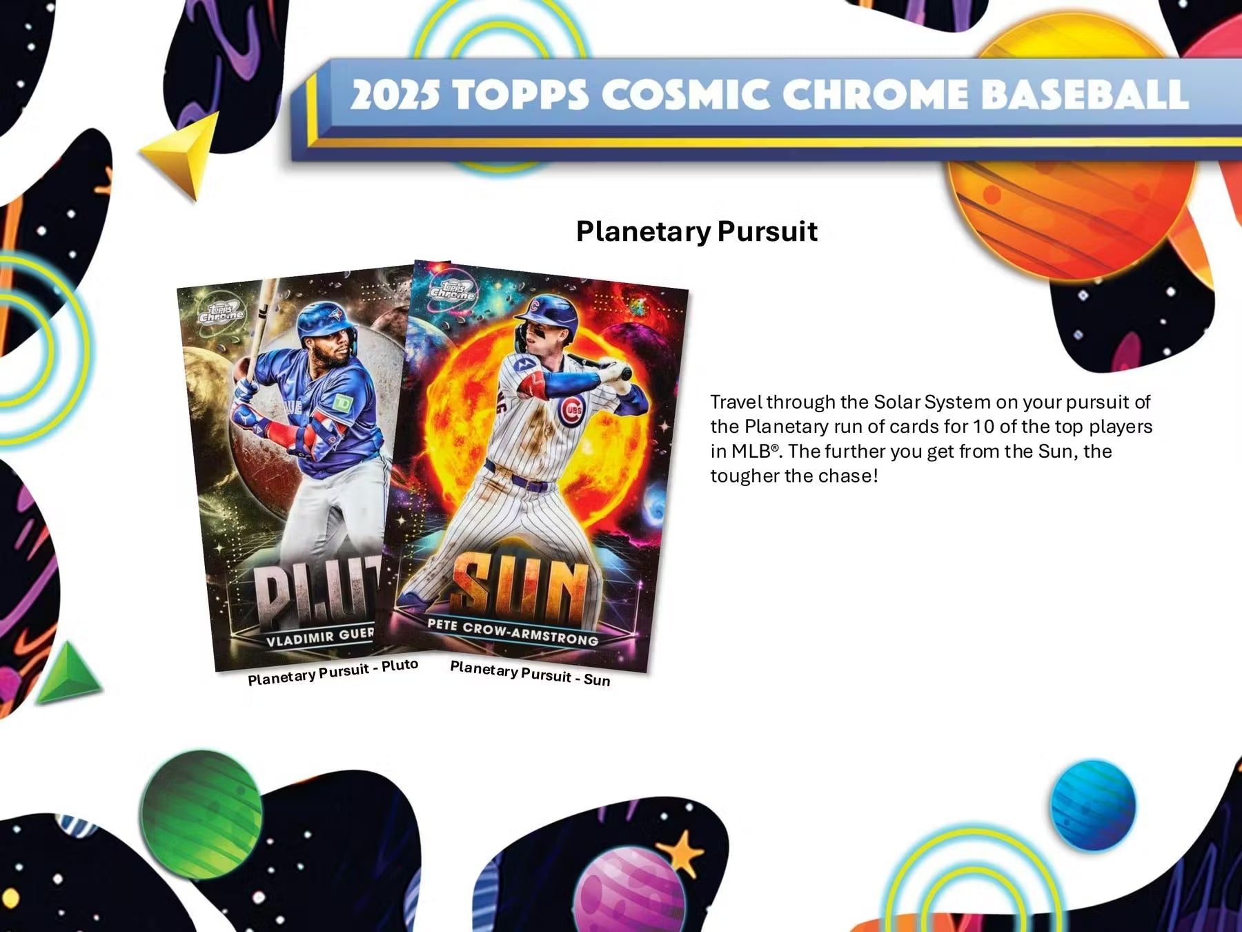 2025 Topps Cosmic Chrome Baseball Hobby Trading Cards LV