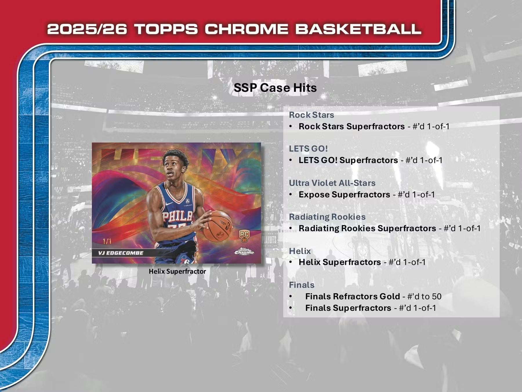 2025-26 Topps Chrome Basketball Mega Trading Cards LV