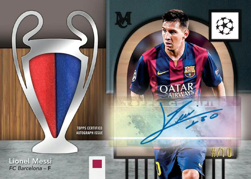 2025 Topps UEFA Club Competitions Museum Collection Hat Trick Hobby Trading Cards LV