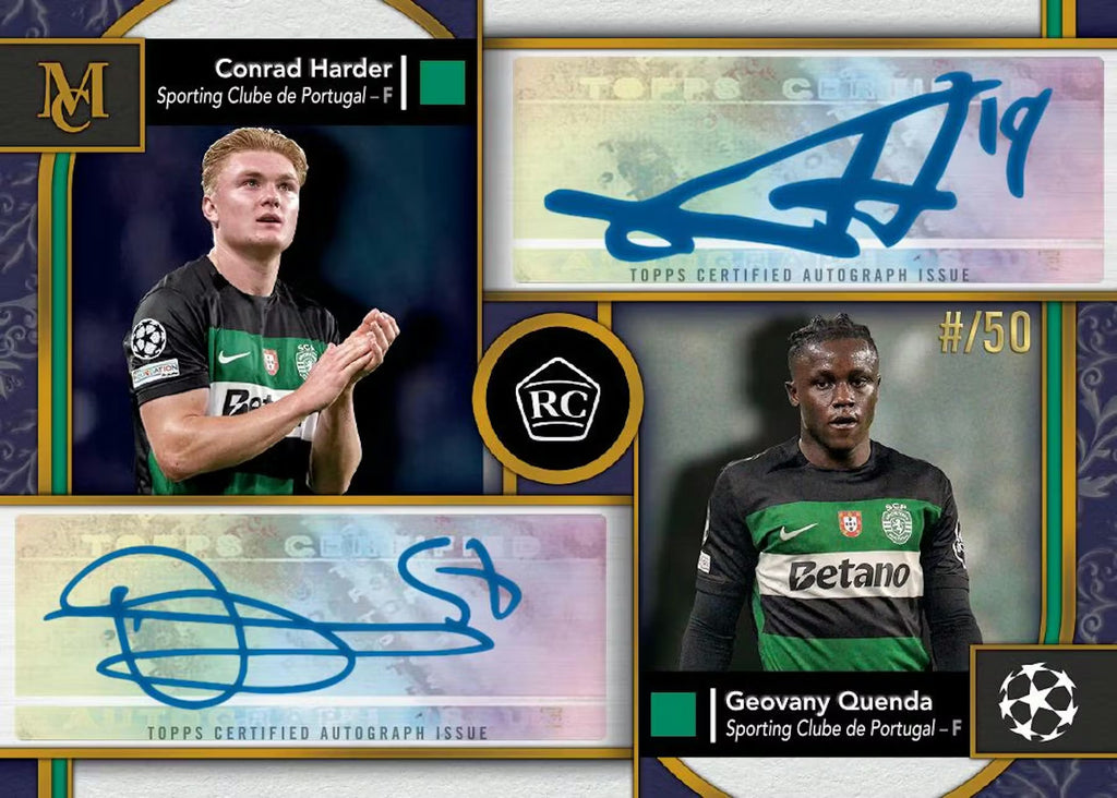 2025 Topps UEFA Club Competitions Museum Collection Hat Trick Hobby Trading Cards LV