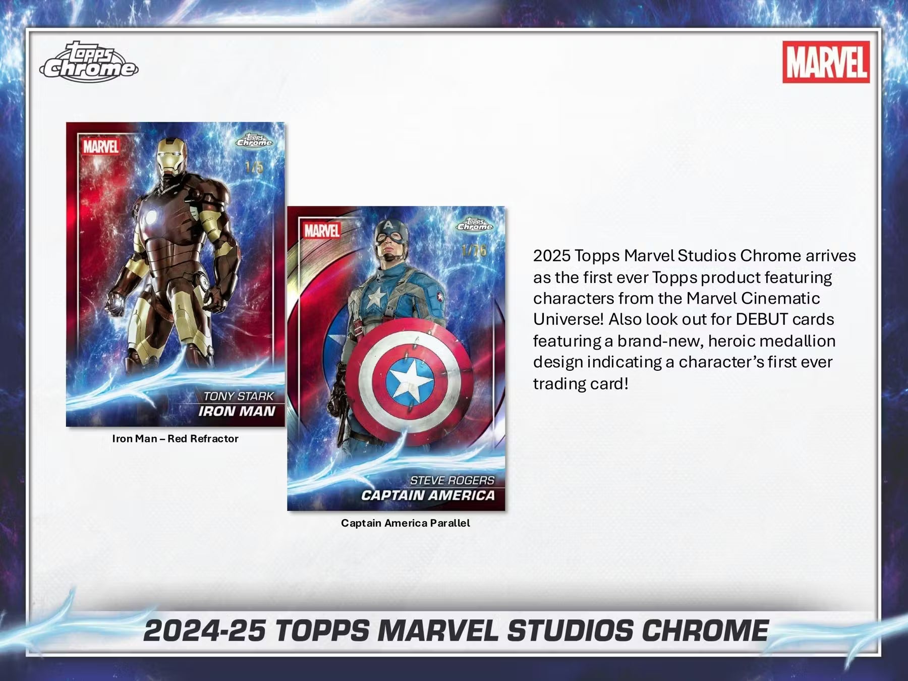 2025 Topps Chrome Marvel Studios Breaker Delight Trading Cards LV