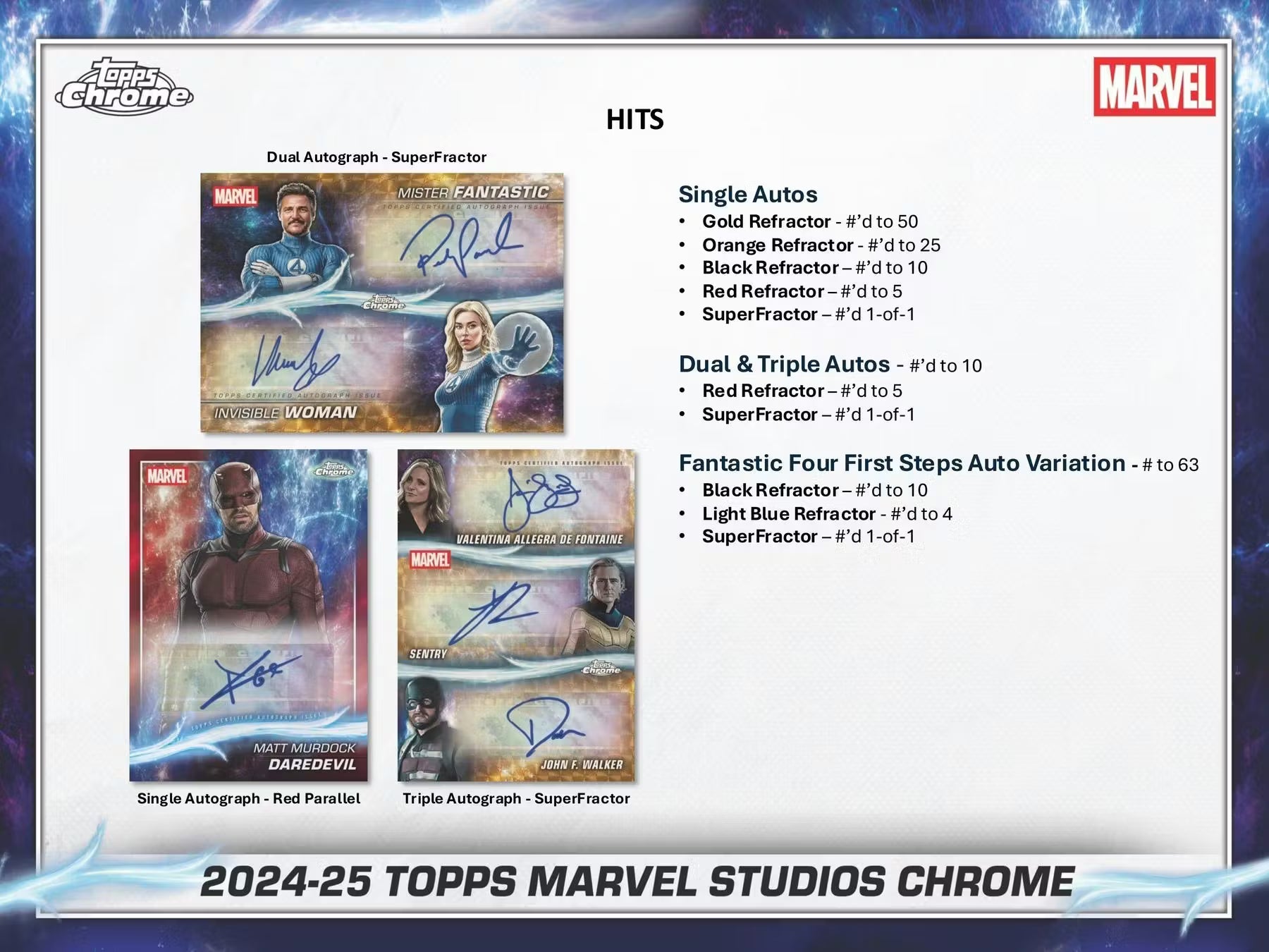 2025 Topps Chrome Marvel Studios Breaker Delight Trading Cards LV