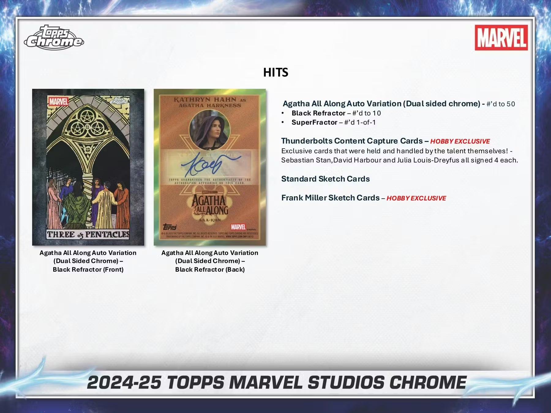 2025 Topps Chrome Marvel Studios Breaker Delight Trading Cards LV