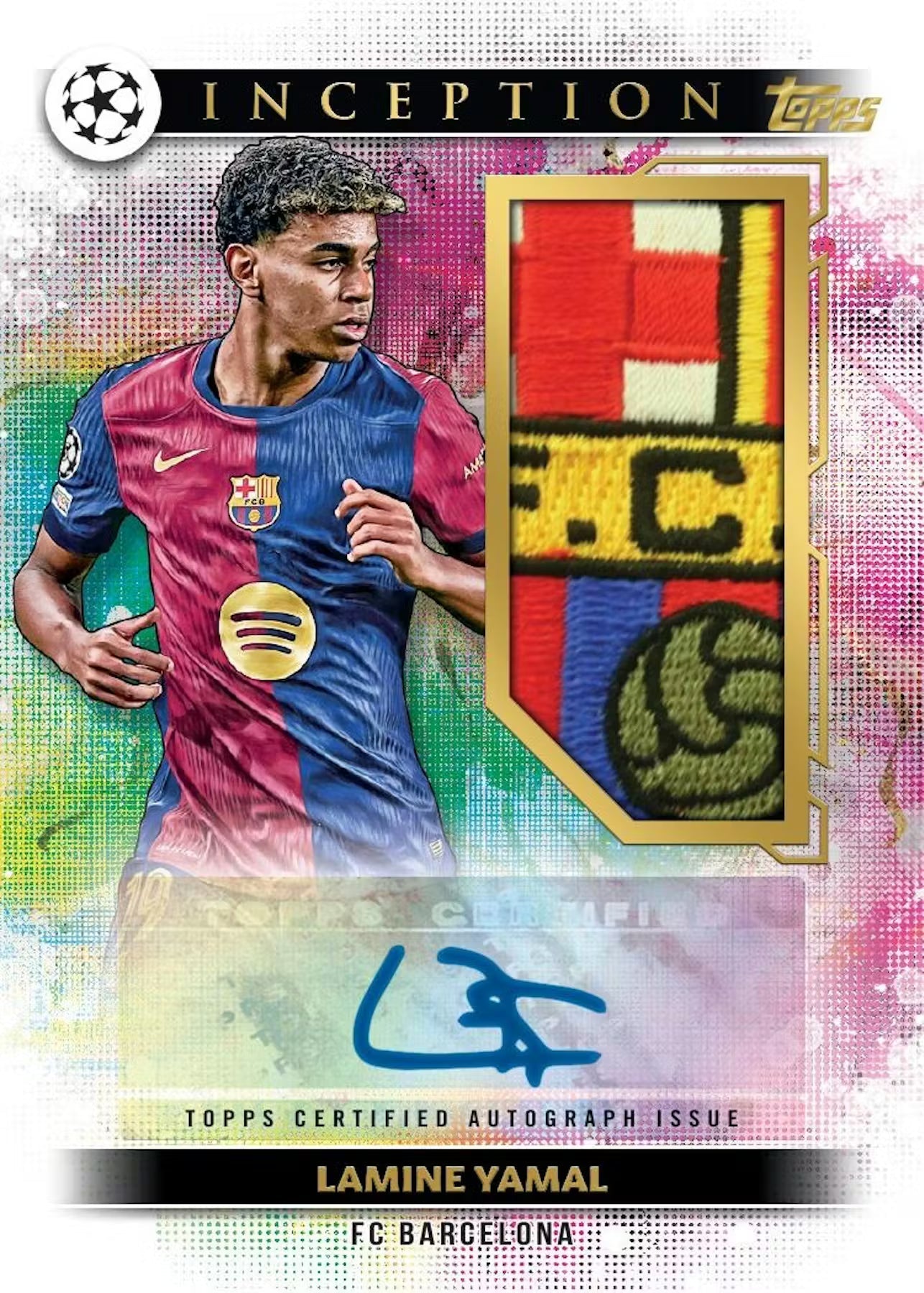 2024-25 Topps Inception Soccer UEFA Club Competitions Trading Cards LV