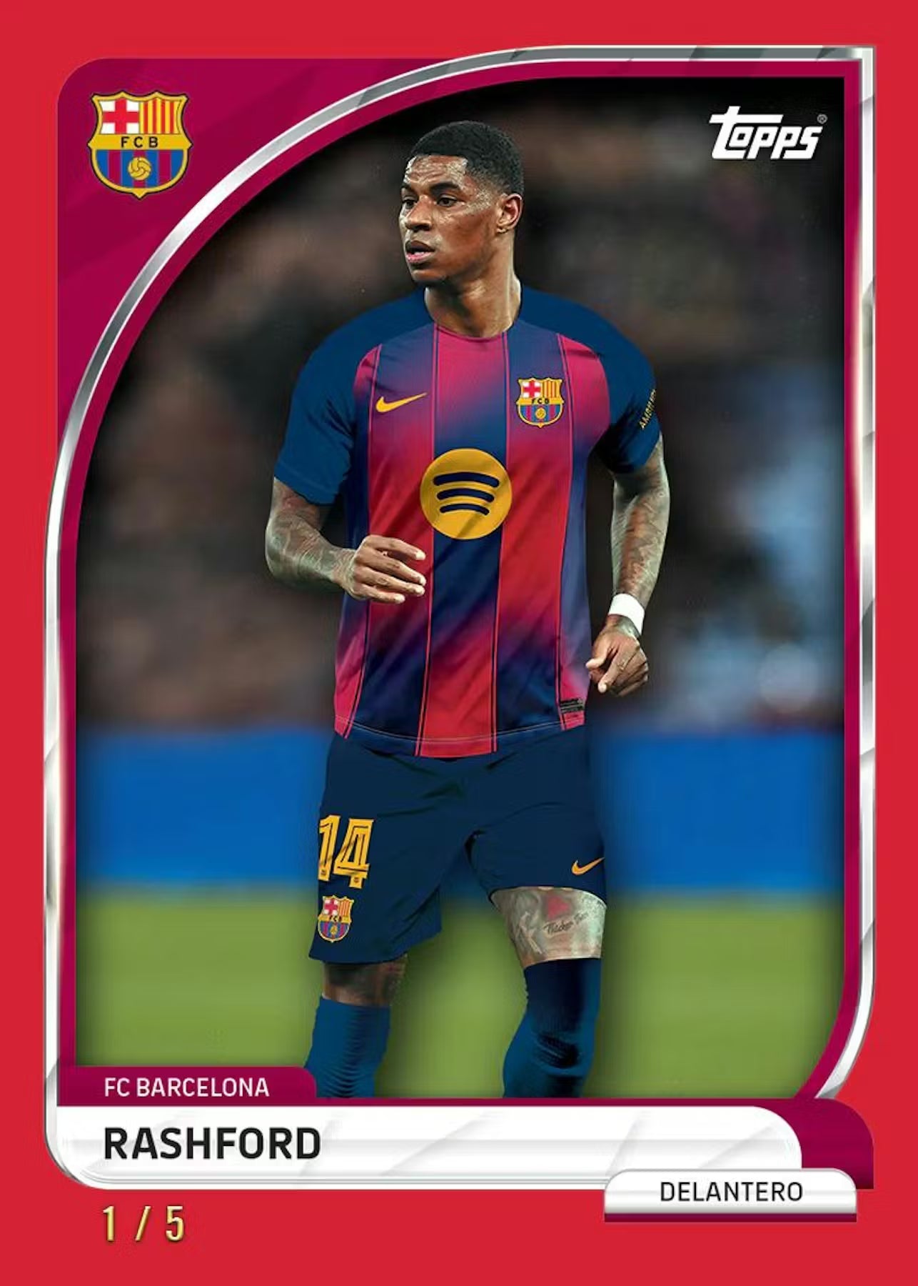 2025-26 Topps Barcelona Collector Tin Trading Cards LV