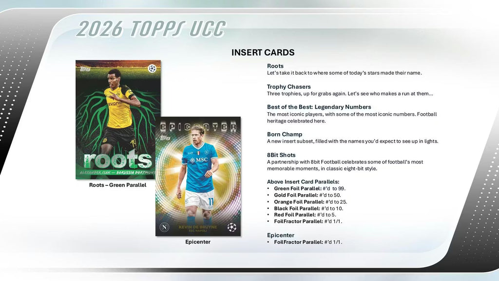 2025-26 Topps UEFA Club Competitions Soccer Blaster Trading Cards LV