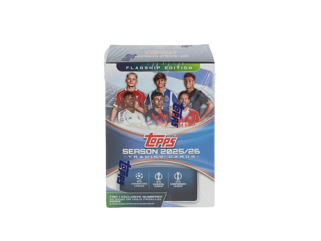 2025-26 Topps UEFA Club Competitions Soccer Blaster Trading Cards LV