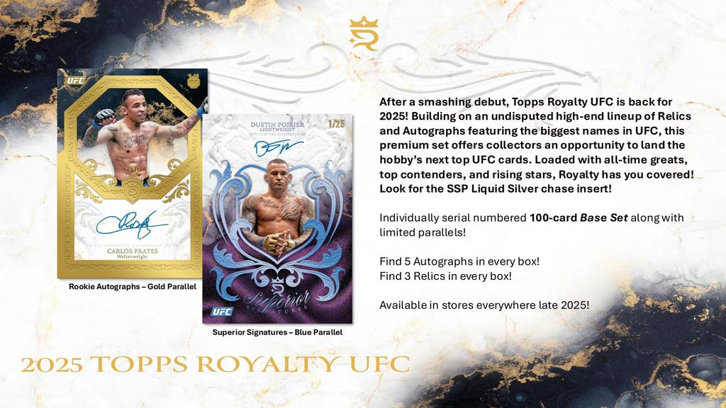 2025 Topps Royalty UFC Hobby Trading Cards LV