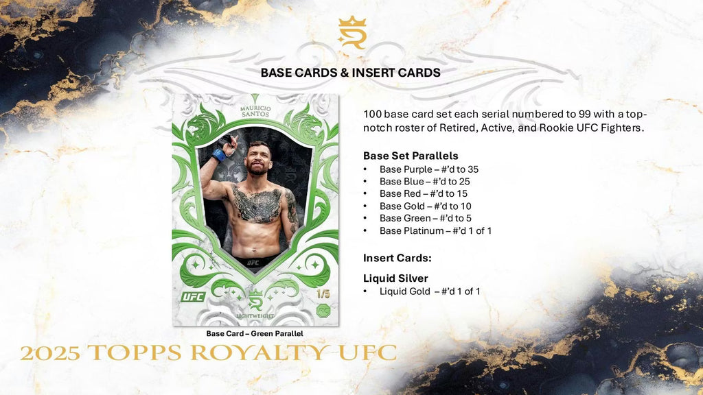2025 Topps Royalty UFC Hobby Trading Cards LV