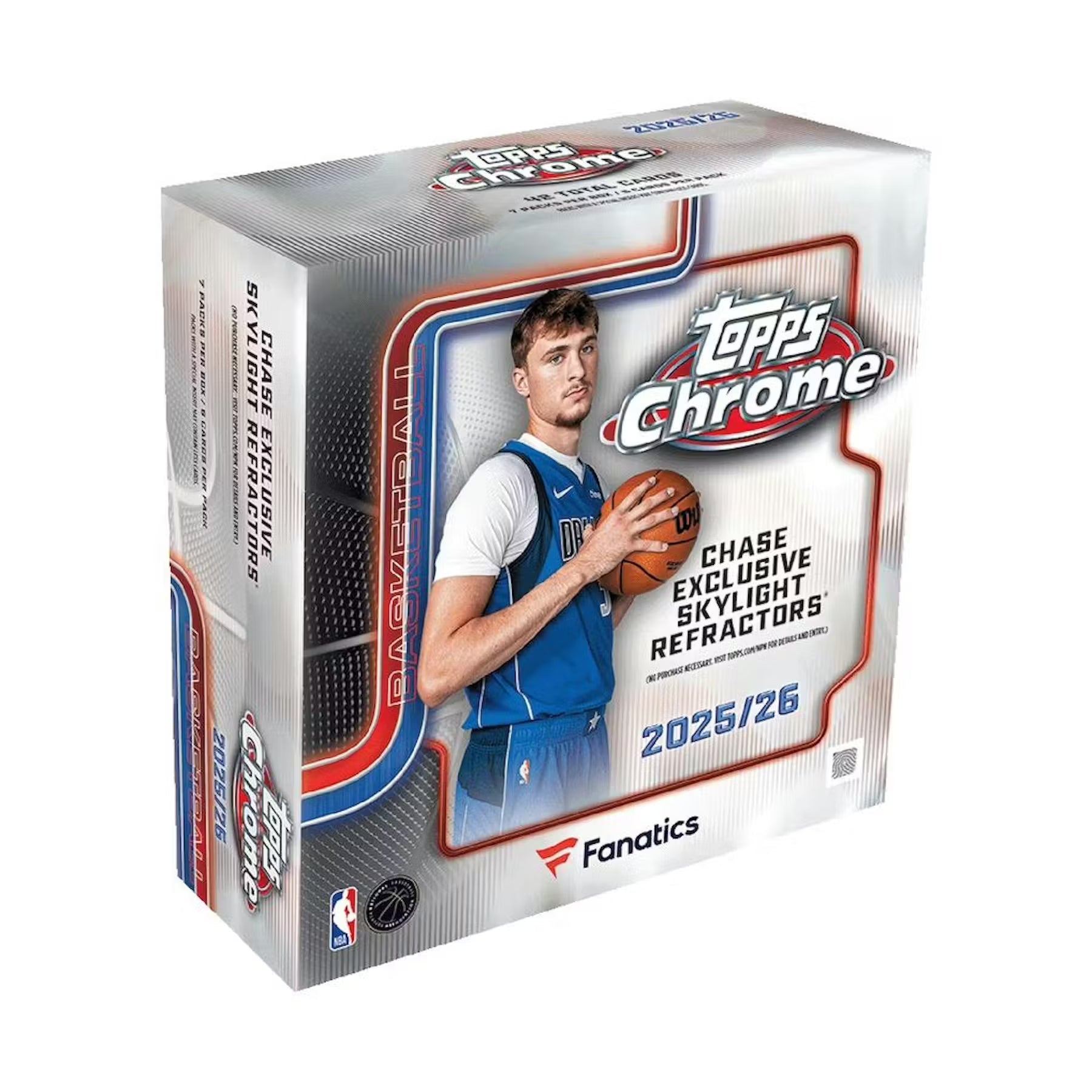 2025-26 Topps Chrome Basketball Mega Fanatics Trading Cards LV