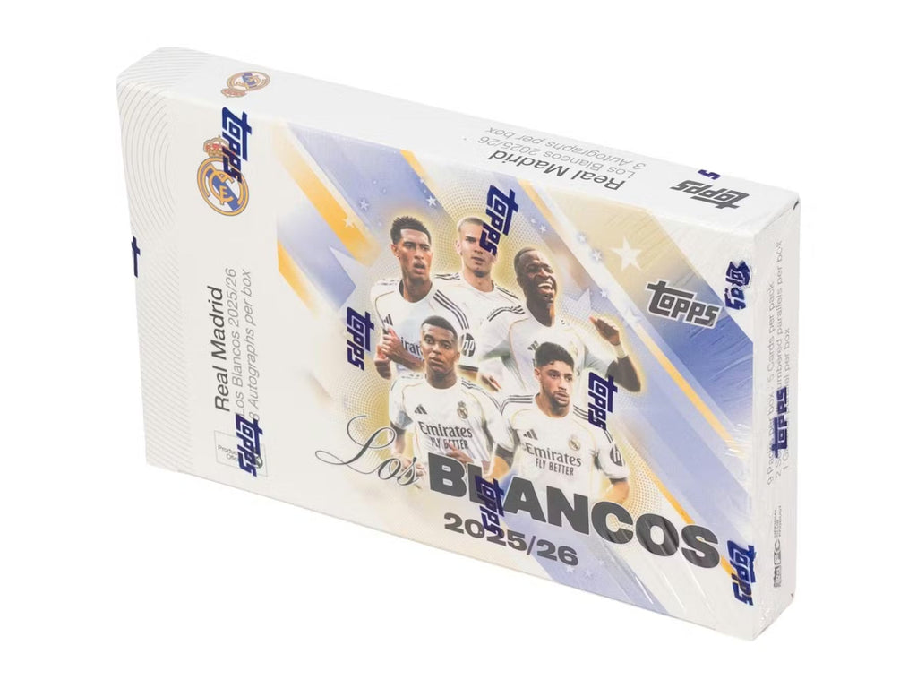 2025/26 Topps Real Madrid Los Blancos Hobby Trading CardsLV
