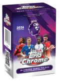 2026 Topps Chrome Premier League EPL Blaster Trading Cards LV
