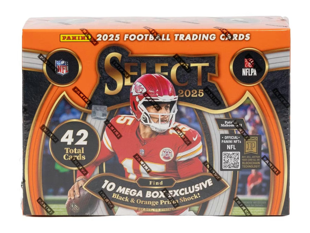 2025 Panini Select Football Hobby Mega Trading Cards LV