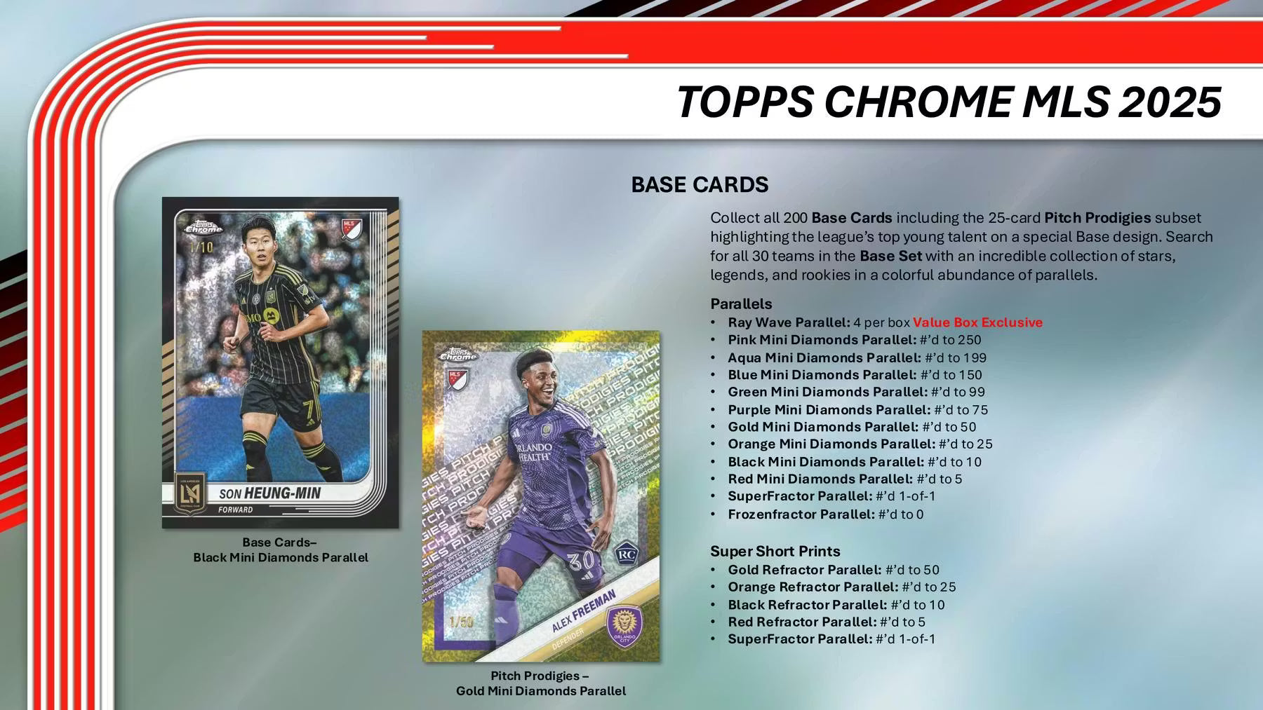 2025 Topps Chrome MLS Major League Soccer Blaster Trading Cards LV