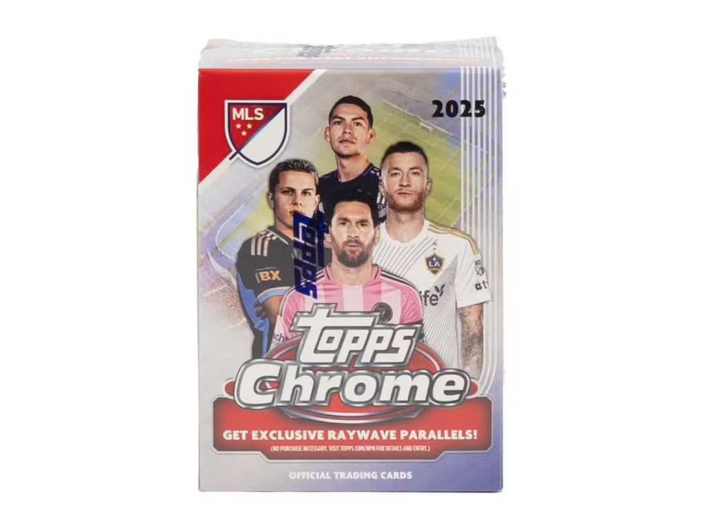 2025 Topps Chrome MLS Major League Soccer Blaster Trading Cards LV