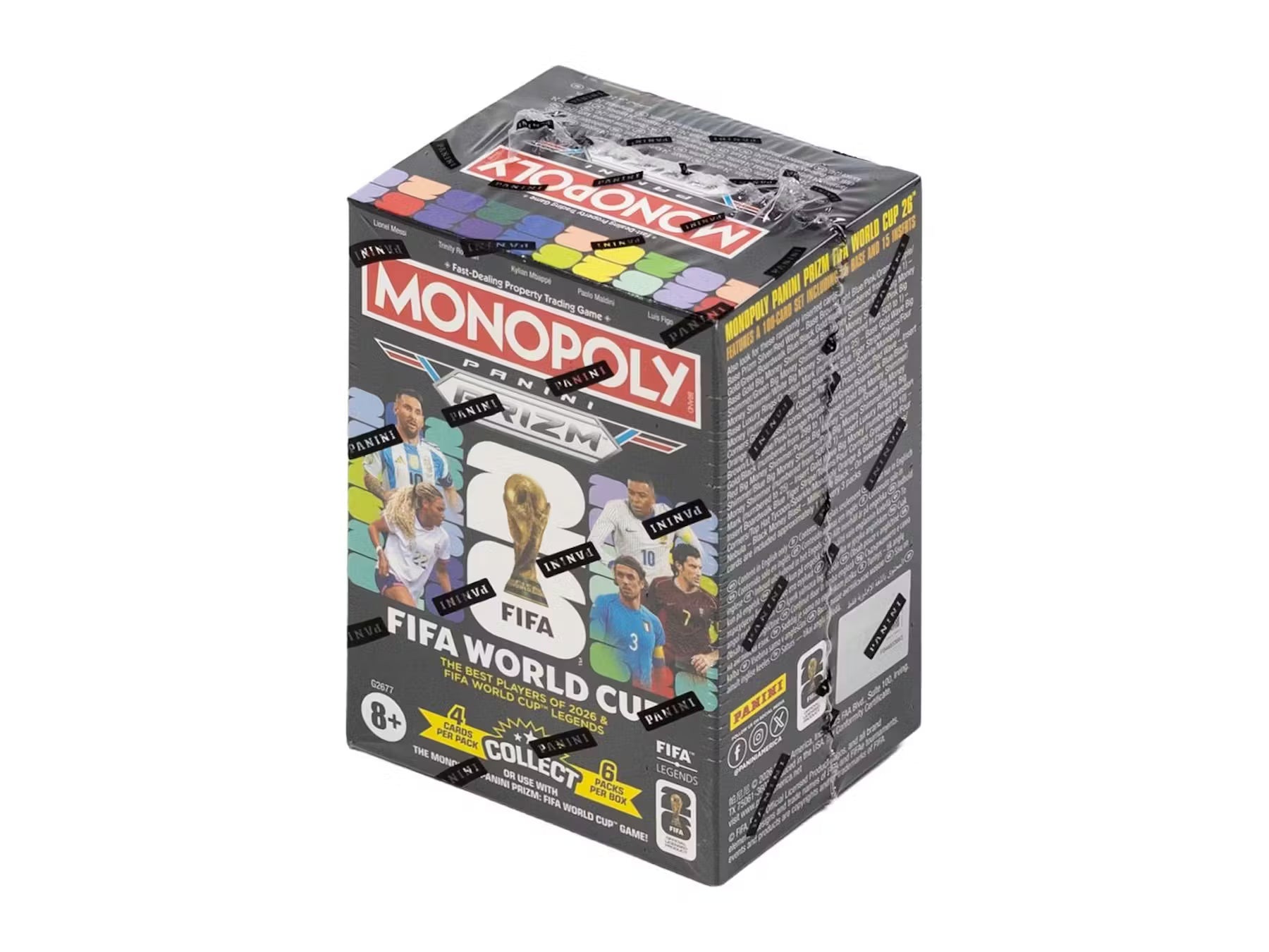2026 Panini Prizm Monopoly FIFA World Cup Soccer Blaster Trading Cards LV